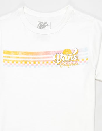 VANS Sun Stripe Girls Tee Alternative Image