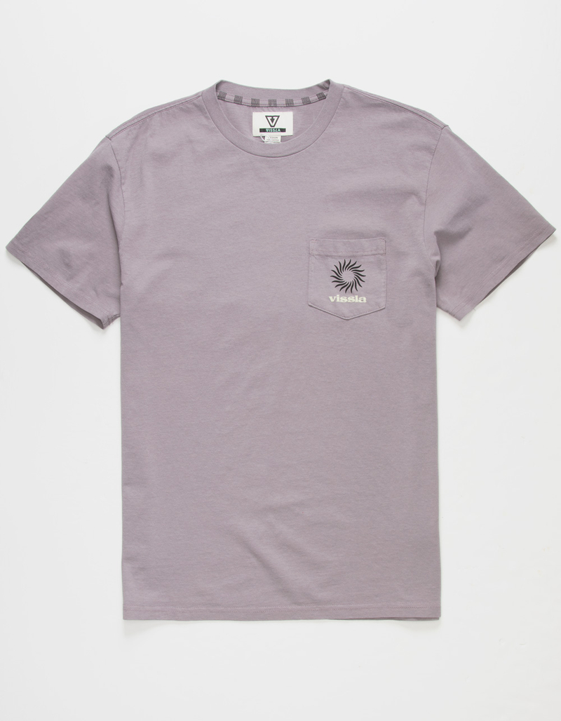 VISSLA Pin Wheel Mens Pocket Tee image number 1