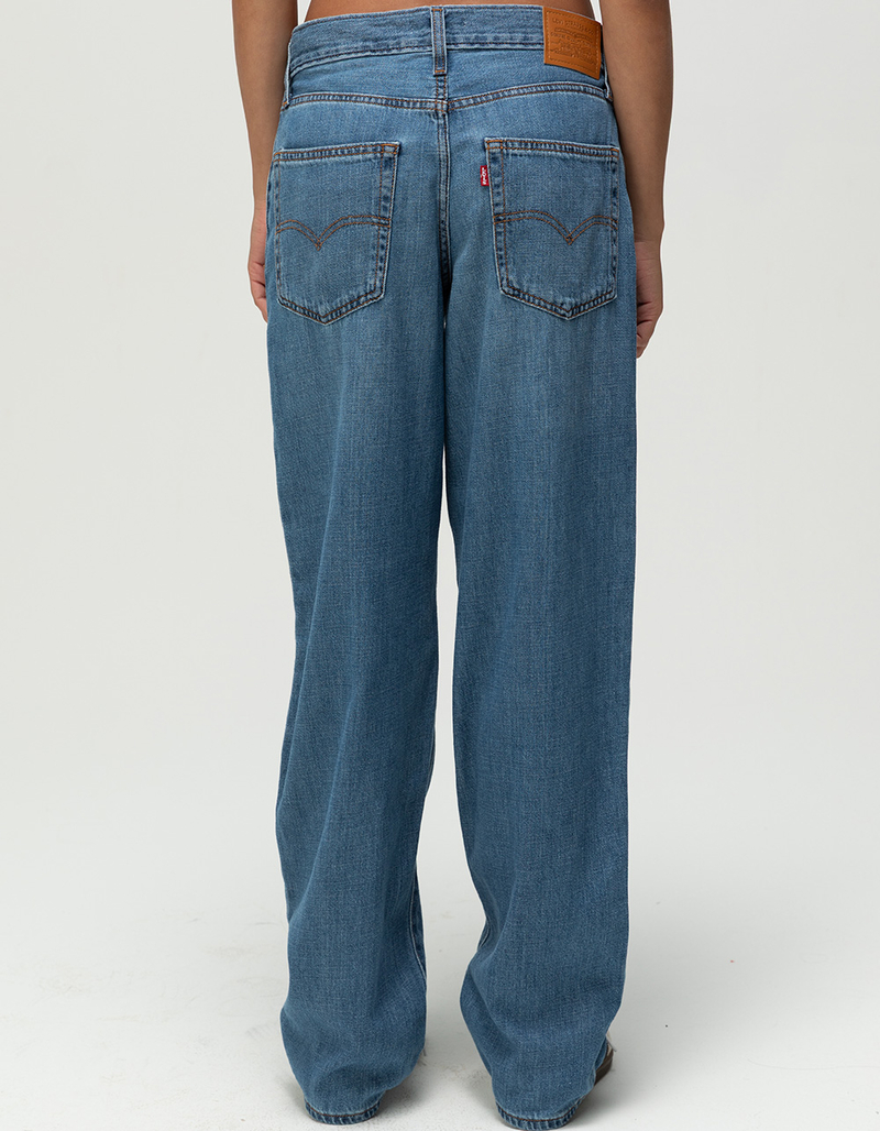 LEVI'S Premium Baggy Dad Womens Jeans - Heavy Check image number 3