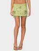 EDIKTED Sheer Sequin Bead Fringed Mini Skirt image number 1