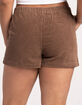 RSQ Utility Corduroy Womens Shorts image number 9
