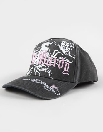 ED HARDY Butterflies Womens Snapback Hat Primary Image