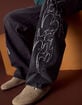 RSQ Mens Extra Baggy Applique Jeans image number 4