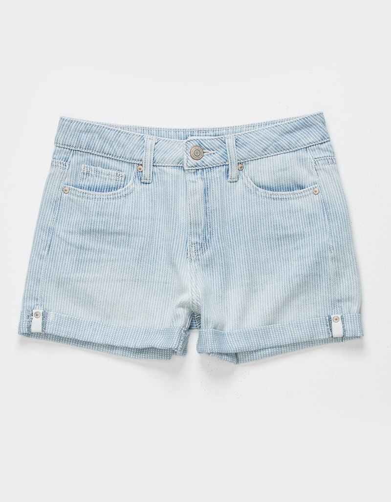 RSQ Girls Stripe Roll Baggy Shorts image number 0