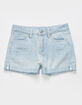 RSQ Girls Stripe Roll Baggy Shorts image number 1