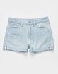 RSQ Girls Stripe Roll Baggy Shorts image number 1