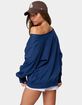 EDIKTED Nashville Oversized Wide Neck Sweatshirt image number 3