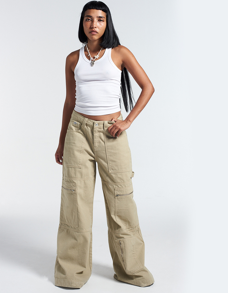 THE RAGGED PRIEST Womens Zip Sweeper Jeans image number 0