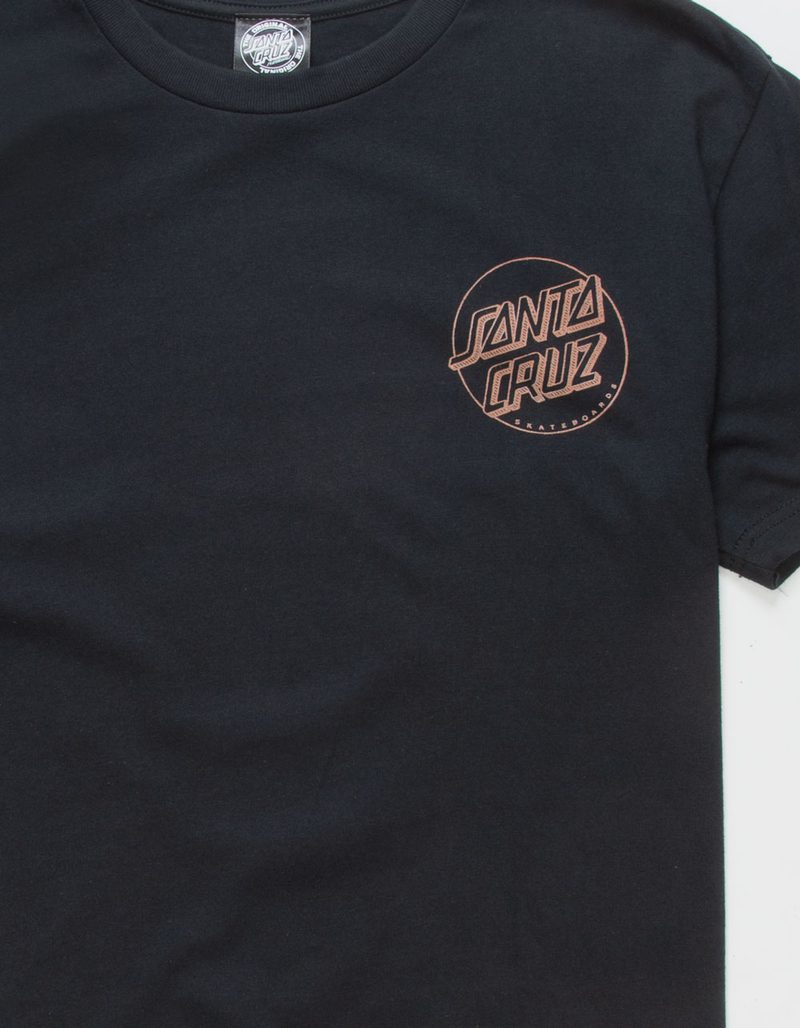 SANTA CRUZ Absent Topo Dot Eco Mens Tee image number 3