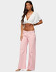 EDIKTED Quincy Studded Low Rise Baggy Jeans image number 4