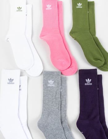 ADIDAS Originals Trefoil 6 Pack Crew Socks Alternative Image