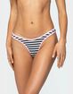 EDIKTED Jayla Striped Bikini Bottoms image number 1