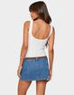 EDIKTED Clementina Eyelet Bodysuit image number 3
