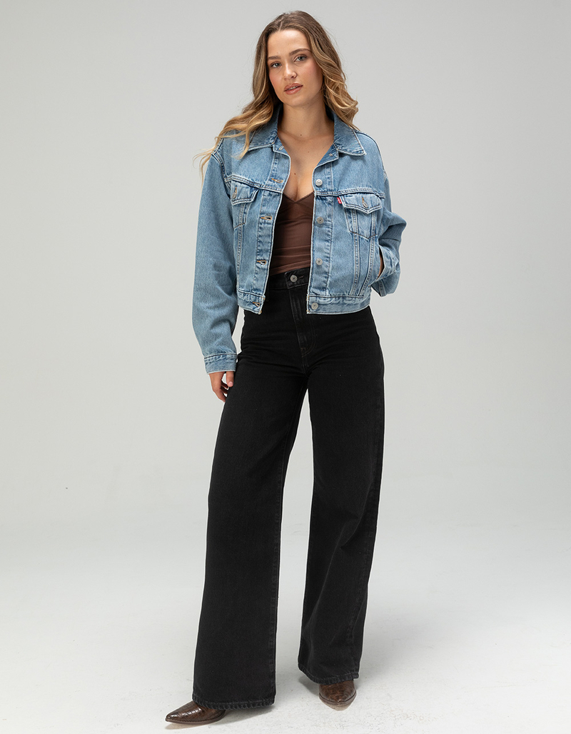 LEVI'S Ribcage Wide Leg Womens Jeans - Rosie Posie image number 1