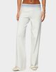 EDIKTED Miya Stripey Knit Pants image number 1