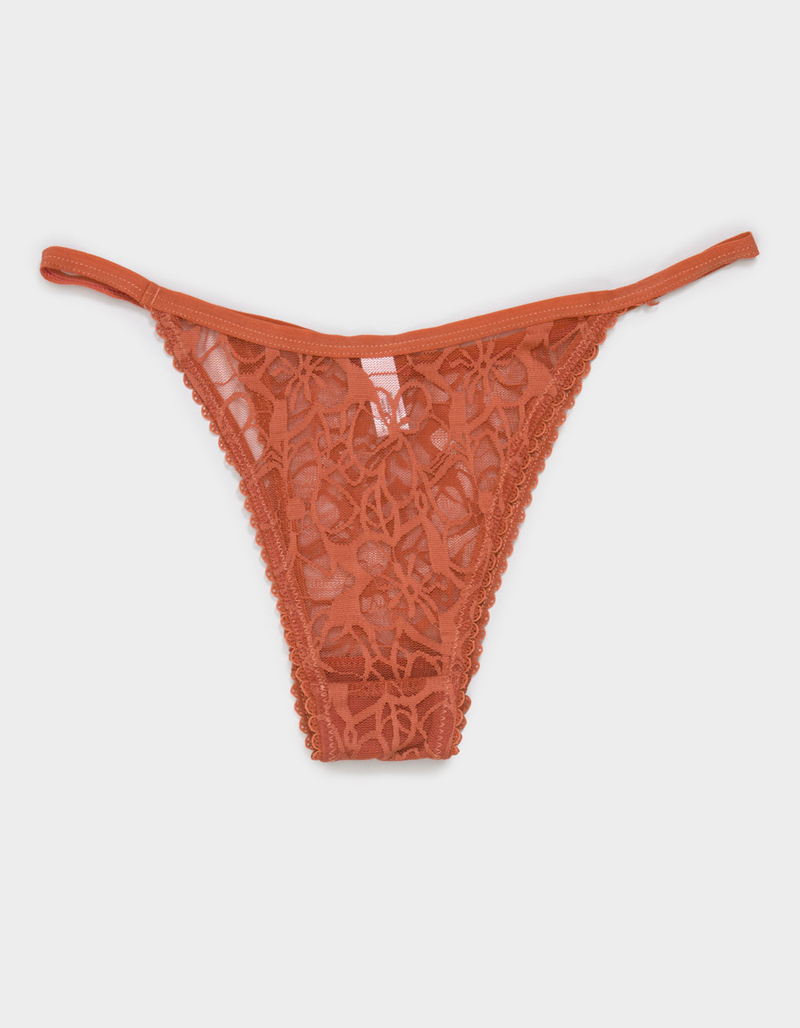 FULL TILT All Over Floral Lace Cheeky Panties image number 1
