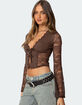 EDIKTED Stephi Lacey Split Front Top image number 3