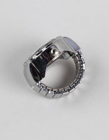 FULL TILT Floral Rhinestone Watch Ring Alternative Image
