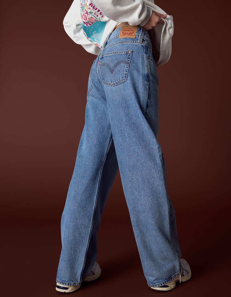 LEVI'S Superlow Womens Loose Jeans - Twisted Vibe image number 5