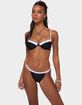 EDIKTED Atalia Contrast Cupped Bikini Top image number 1