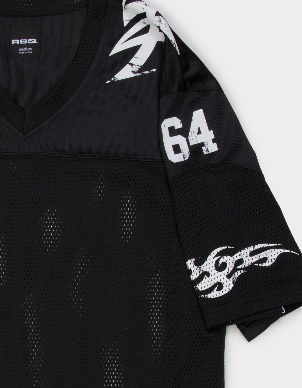 RSQ Mens Mesh Football Jersey - BLACK | Tillys