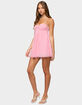 EDIKTED Ariellah Chiffon Babydoll Mini Dress image number 2