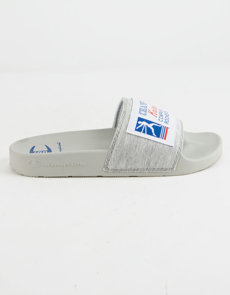 CHAMPION IPO 100 Oxford Gray Boys Slide Sandals image number 2