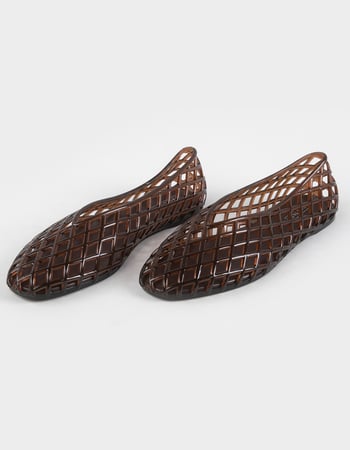 FULL TILT Ashley Womens Jelly Ballet Flats Alternative Image