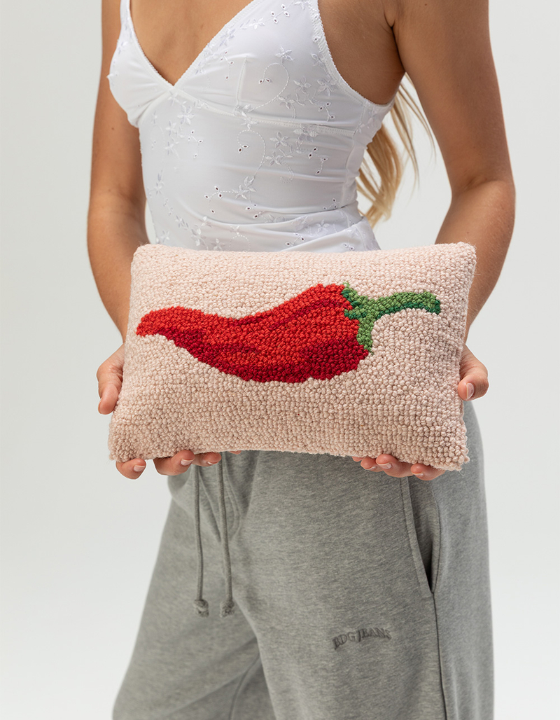 Red Chili Pepper Hook Pillow image number 3