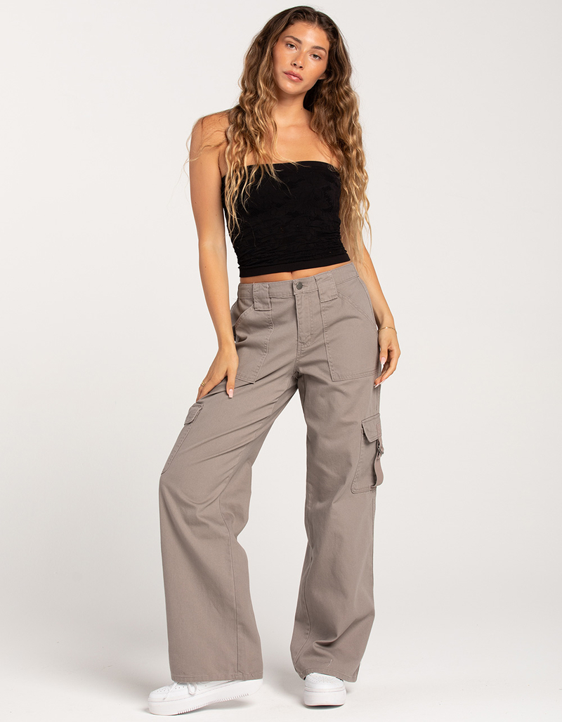 TILLYS Seamless Textured Lace Womens Tube Top image number 4