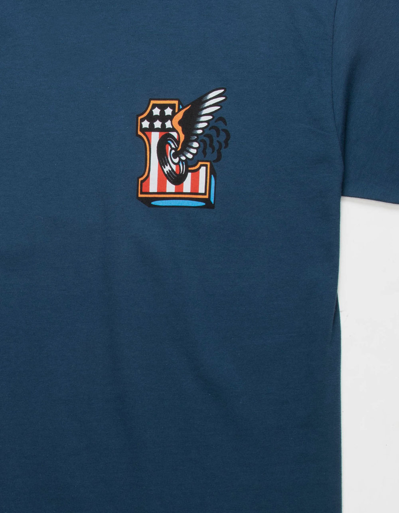 LOSER MACHINE Americana Mens Tee image number 3