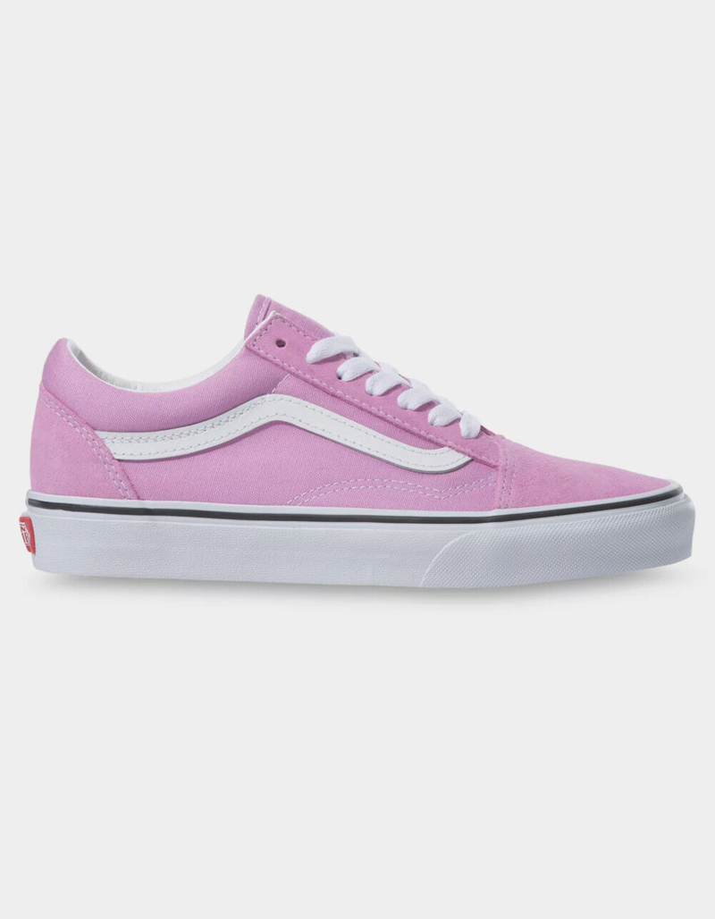 VANS Old Skool Womens Orchid & True White Shoes image number 1