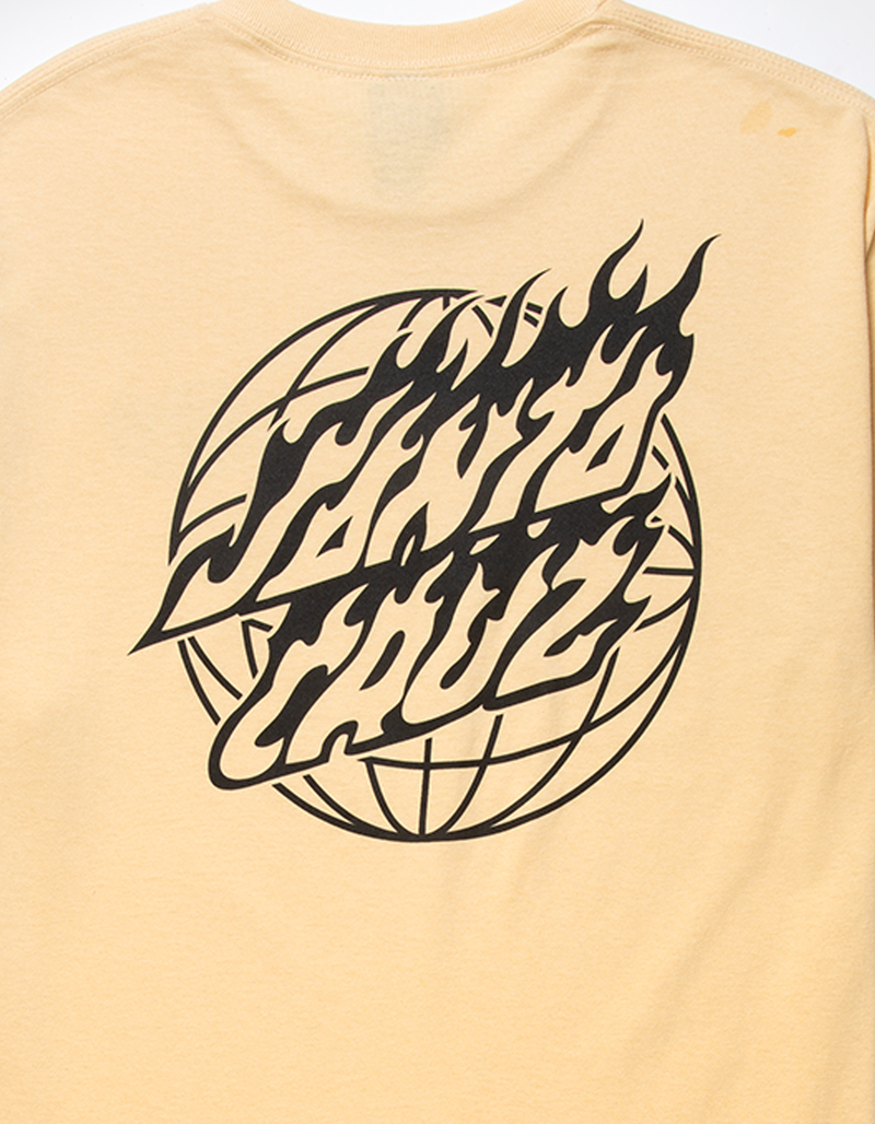 SANTA CRUZ Global Flame Dot Mens Tee image number 2