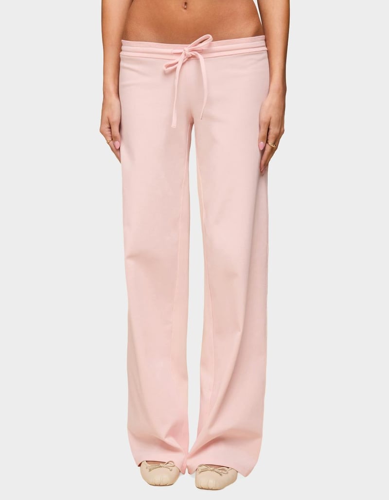 EDIKTED Claudia Straight Leg Pants image number 0