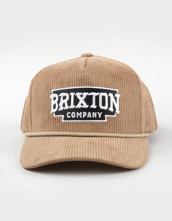 BRIXTON Pierson Corduroy NetPlus® Snapback Hat Alternative Image