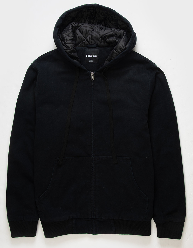 RSQ Mens Hooded Twill Jacket image number 1