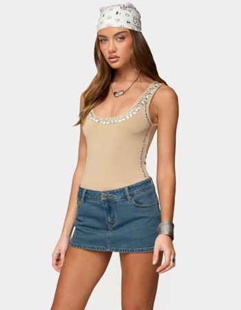EDIKTED Amaia Studded Bodysuit Alternative Image