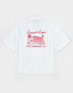 RSQ Mens Graphic Stripe Crop Button Up Shirt image number 3
