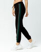 SKY AND SPARROW Side Stripe Womens Jogger Pants image number 3
