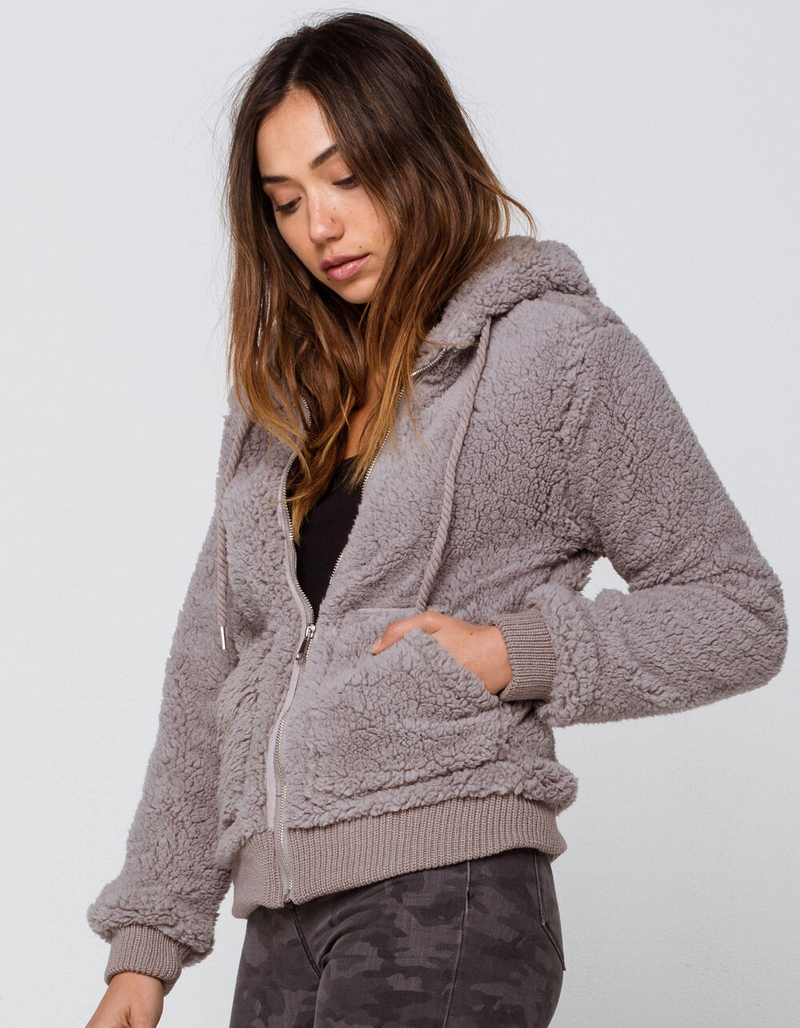 ASHLEY Cozy Womens Zip Up Hoodie image number 1