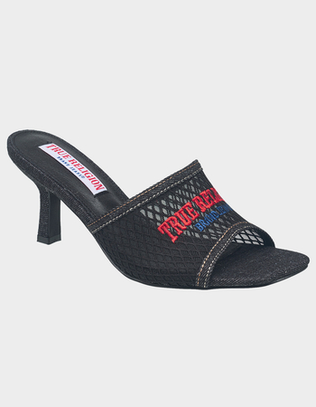 TRUE RELIGION Coi Mesh Slip-On Womens Heels Primary Image