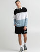 RSQ Mens Collegiate Mesh Shorts image number 3