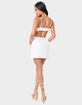 EDIKTED Embroidered Open-Back Mini Dress image number 5