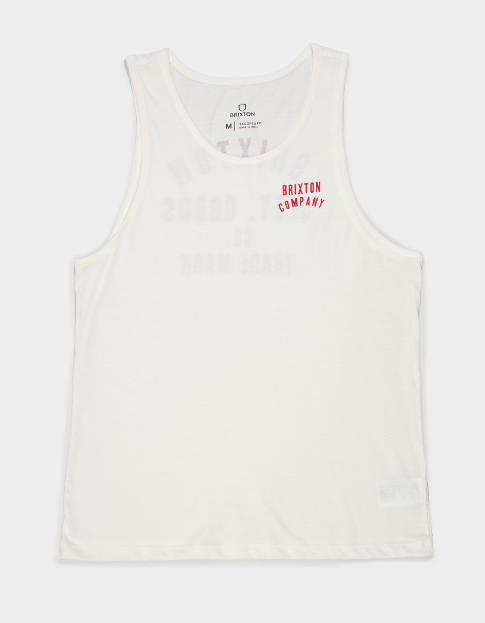 BRIXTON Woodburn Mens Tank Top - CREAM - L | Tillys