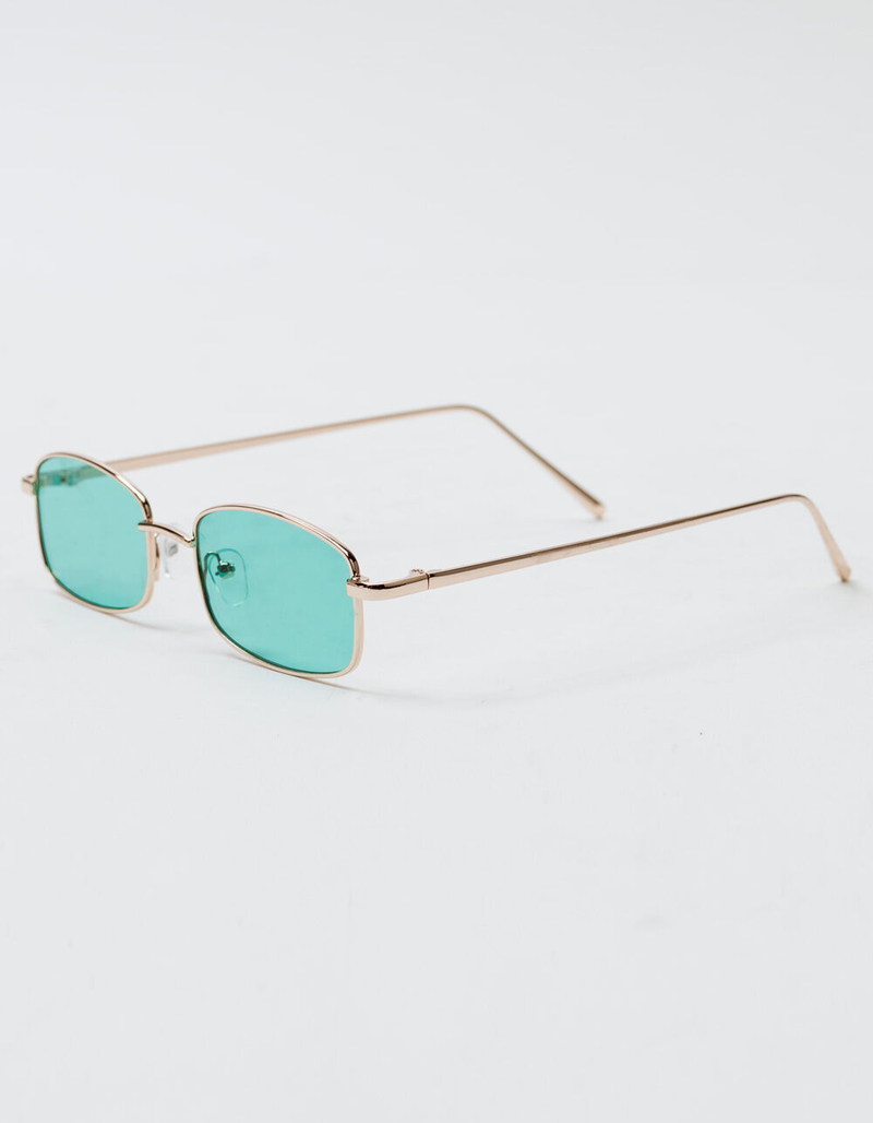 Breezy Green Square Sunglasses image number 0