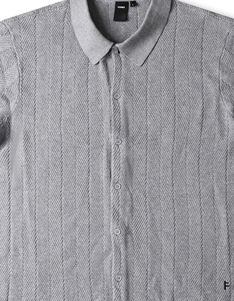 FORMER AG Marilyn Knit Mens Button Up Shirt image number 1