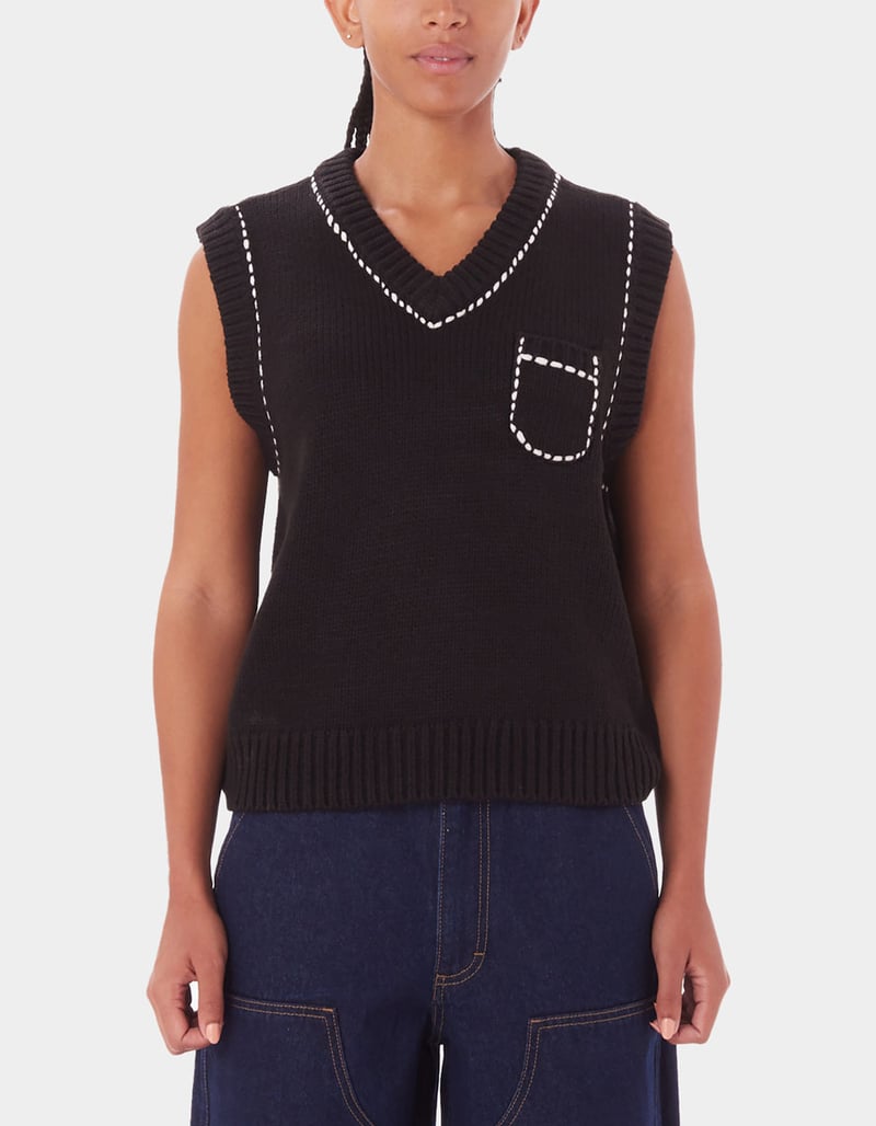OBEY Murphy Womens Sweater Vest image number 0