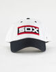 47 BRAND Chicago White Sox Cooperstown Double Header Diamond '47 Clean Up Strapback Hat image number 2