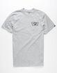 VANS Full Patch Heather Grey Mens T-Shirt image number 2