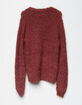 WOVEN HEART Solid Eyelash Girls Pullover image number 2